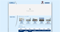 Desktop Screenshot of garelli.eu